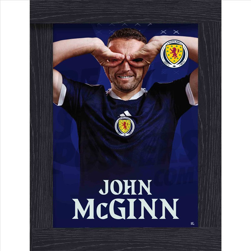 Scotland John McGinn 25/26 Headshot Poster