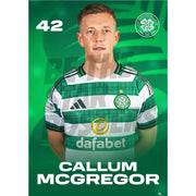 Celtic FC Callum McGregor 25/26 Headshot Poster
