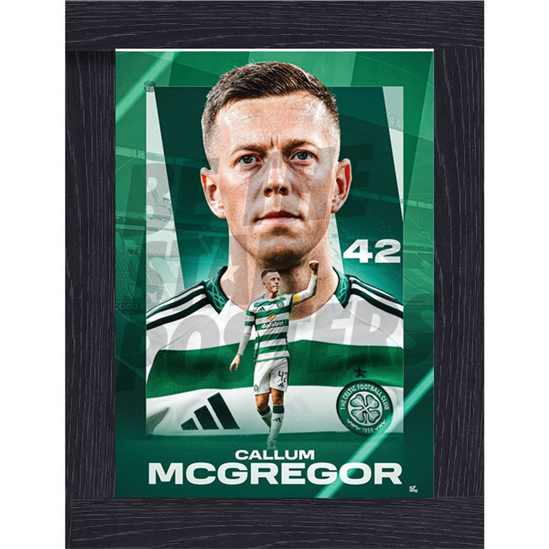 Celtic FC McGregor 24/25 Action Poster