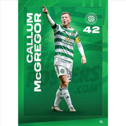 Celtic FC Callum McGregor 25/26 Action Poster
