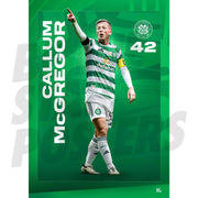 Celtic FC McGregor 25/26 Action Poster
