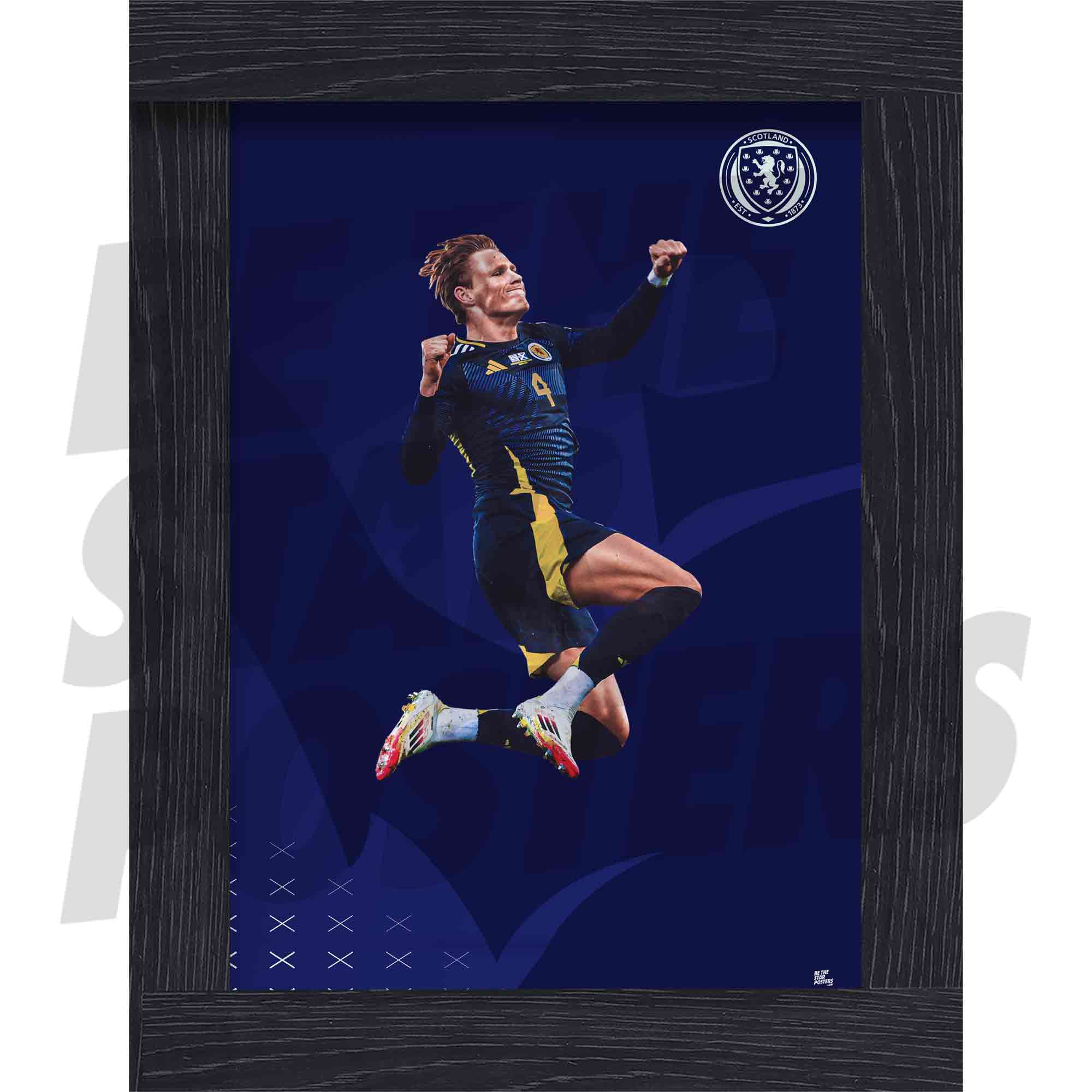 Scotland Scott McTominay 25/26 Action Poster