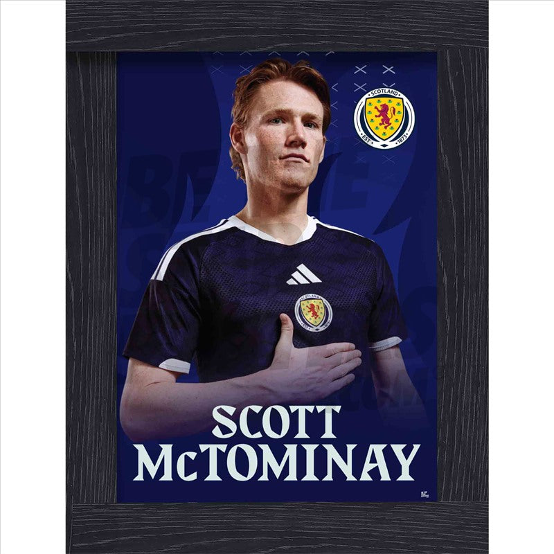 Scotland Scott McTominay 25/26 Headshot Poster