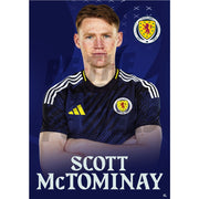 Scotland Scott McTominay 24/25 Home Headshot Poster