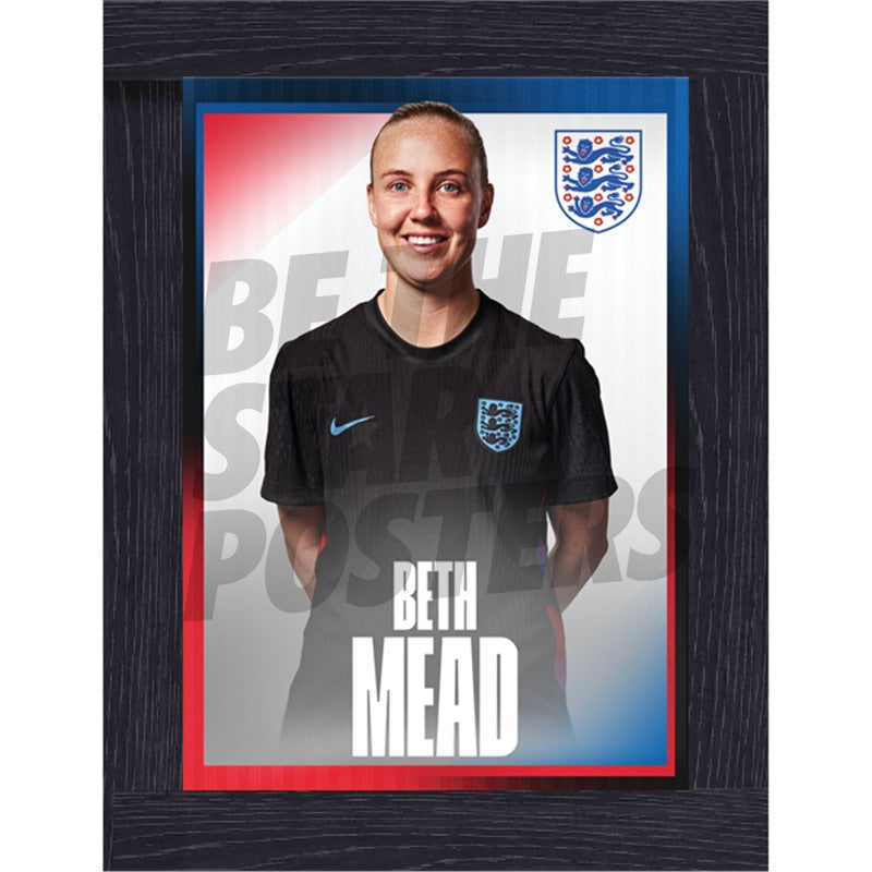 Lionesses Mead 25/26 Away Headshot Poster