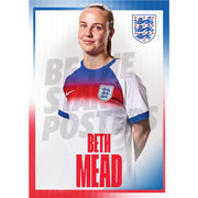 Lionesses Mead 25/26 Home Headshot Poster