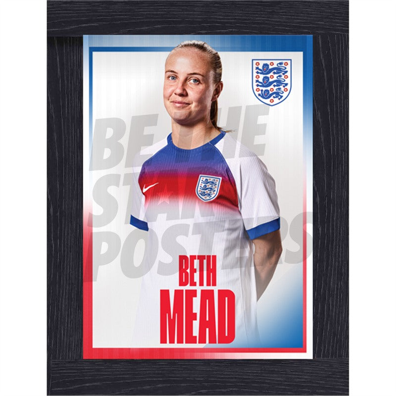 Lionesses Mead 25/26 Home Headshot Poster