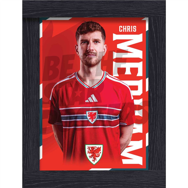 Wales Chris Mepham 2026 Headshot Poster