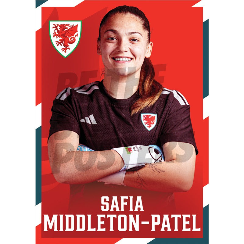 Wales Women Safia Middleton-Patel 2026 Headshot Poster