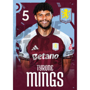 Aston Villa FC Tyrone Mings 25/26 Headshot Poster