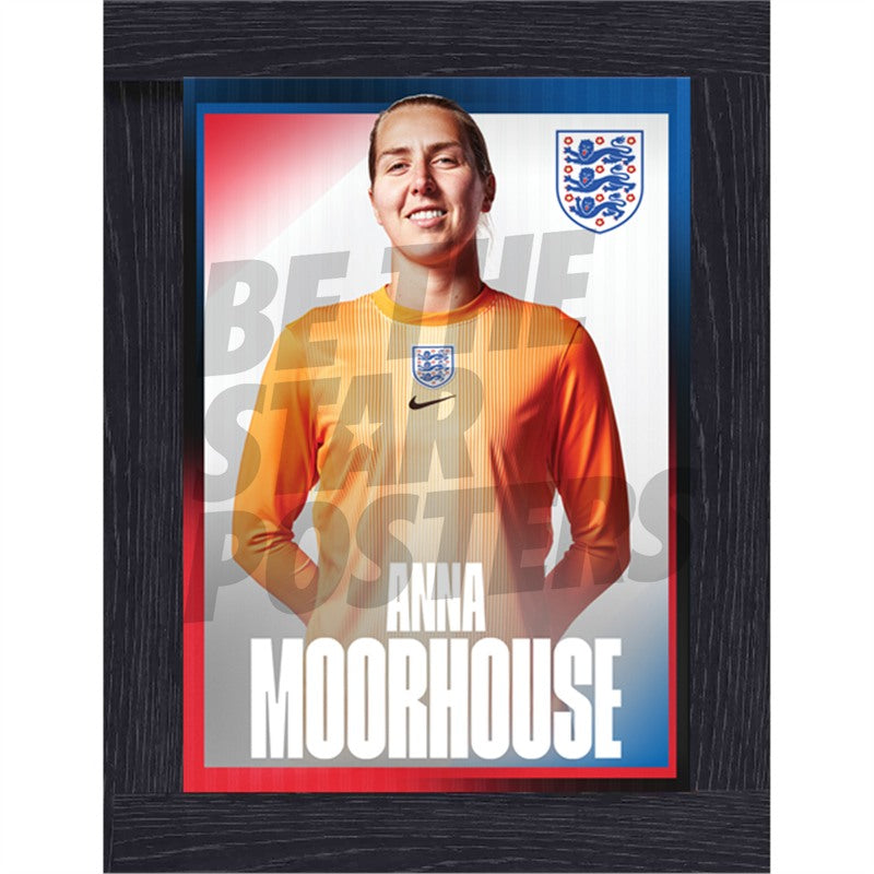 Lionesses Moorhouse 25/26 Away Headshot Poster