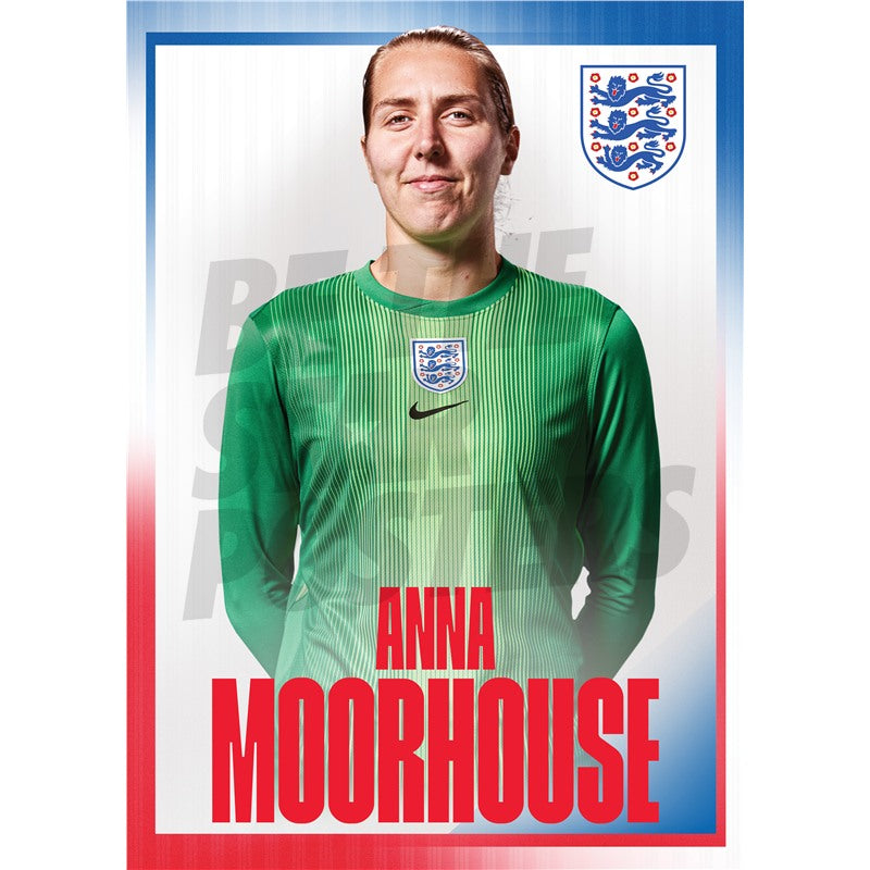 Lionesses Moorhouse 25/26 Home Headshot Poster