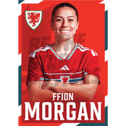 Wales Women Ffion Morgan 2026 Headshot Poster