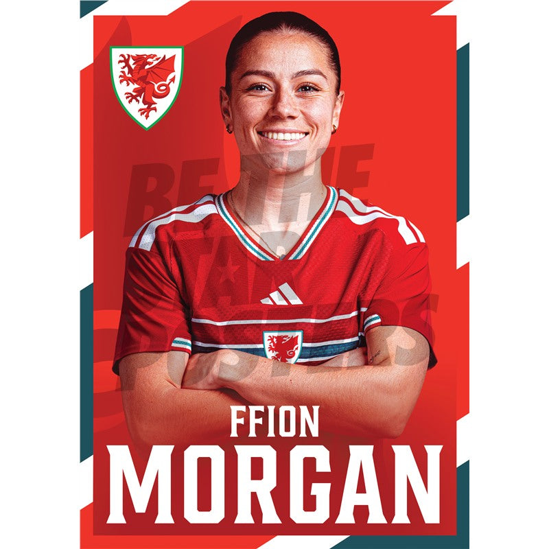 Wales Women Ffion Morgan 2026 Headshot Poster