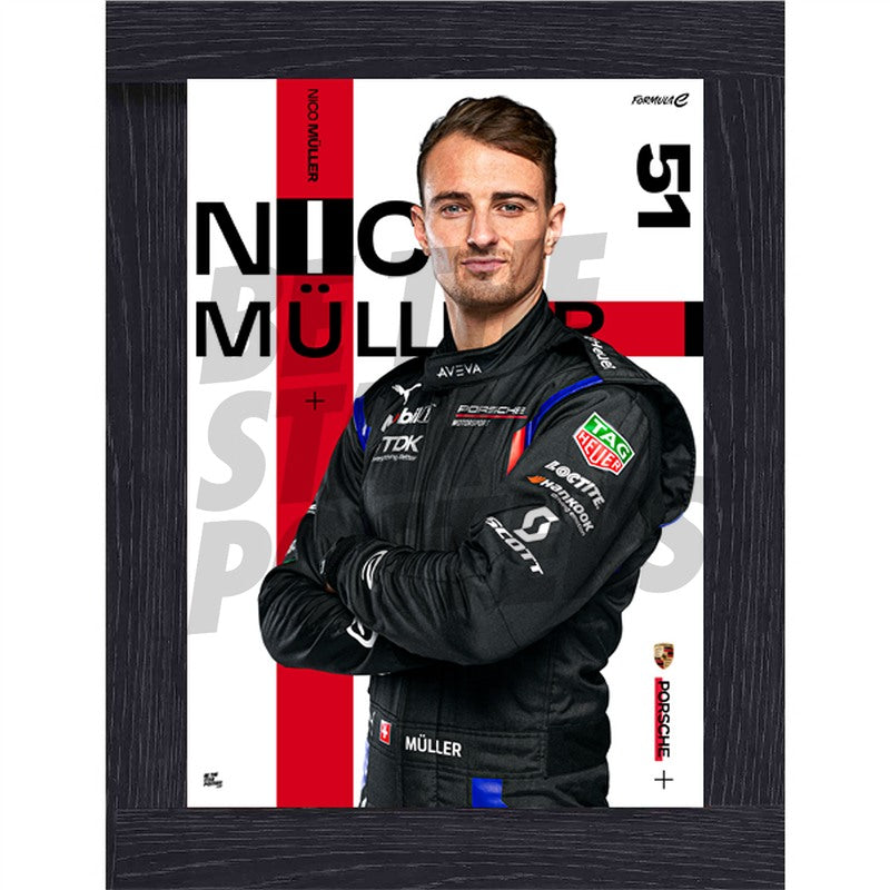 Nico Müller Formula E Porsche Season 12 Poster