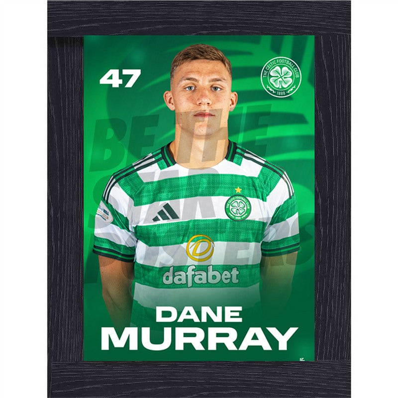 Celtic FC Dane Murray 25/26 Headshot Poster