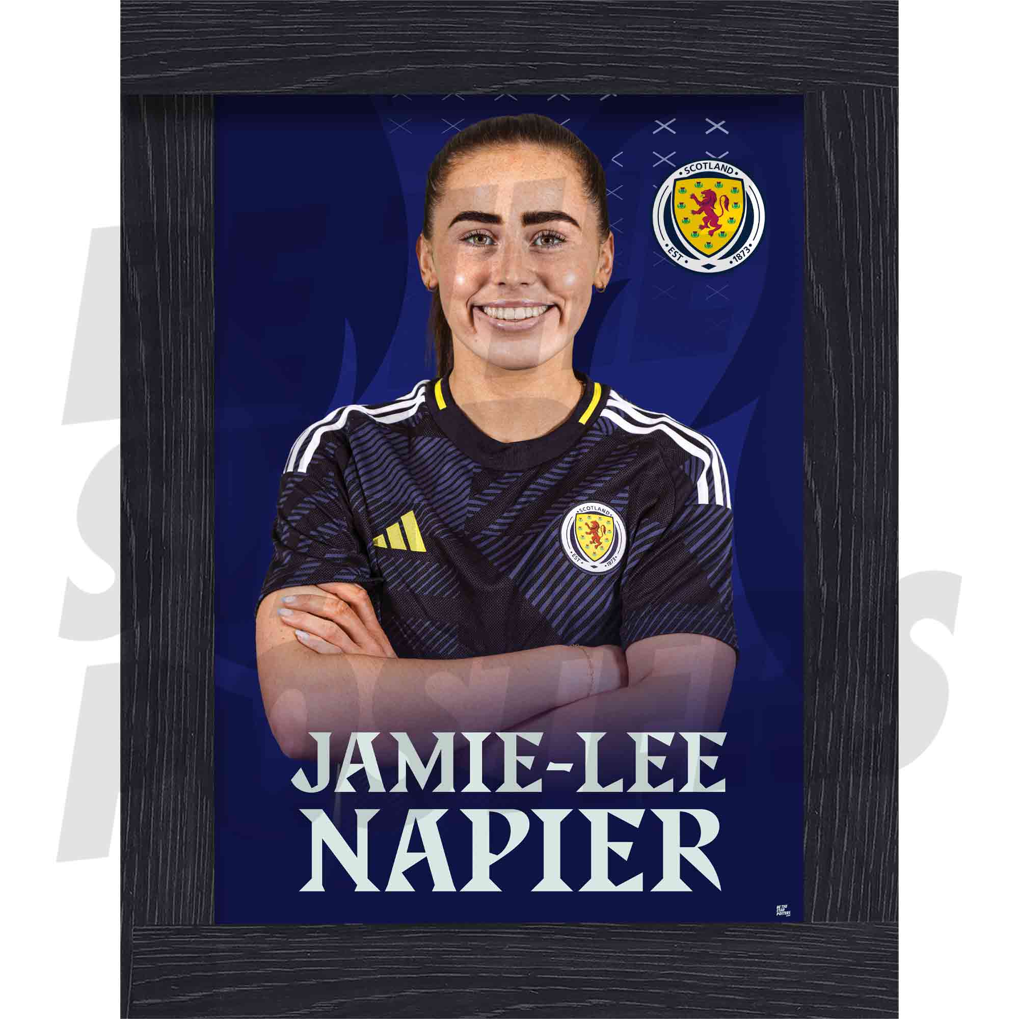 Scotland Jamie-Lee Napier 25/26 Home Headshot Poster