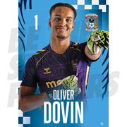 Coventry City FC Oliver Dovin 25/26 Headshot Poster