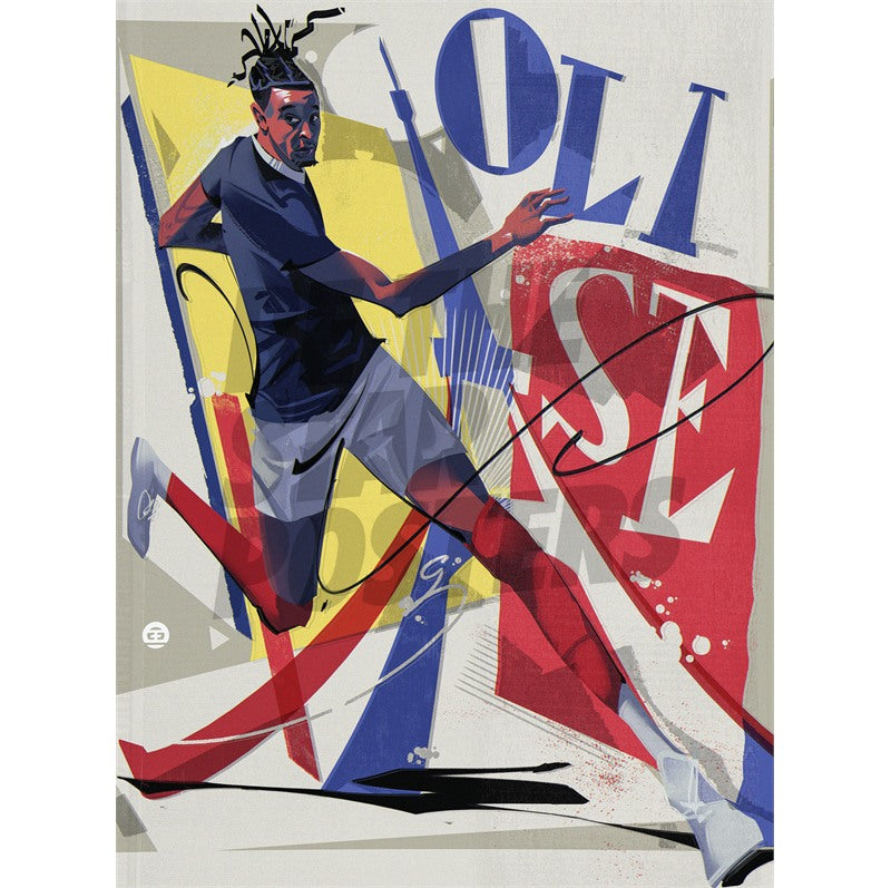 Michael Olise Football Art Print