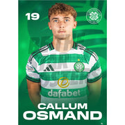 Celtic FC Callum Osmand 25/26 Headshot Poster