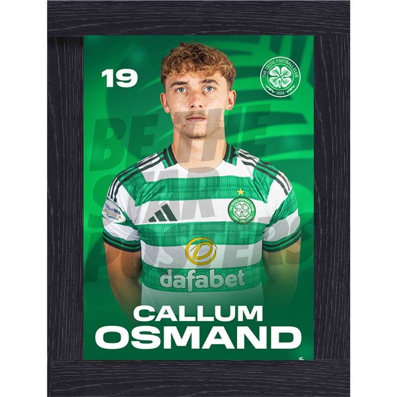 Celtic FC Callum Osmand 25/26 Headshot Poster