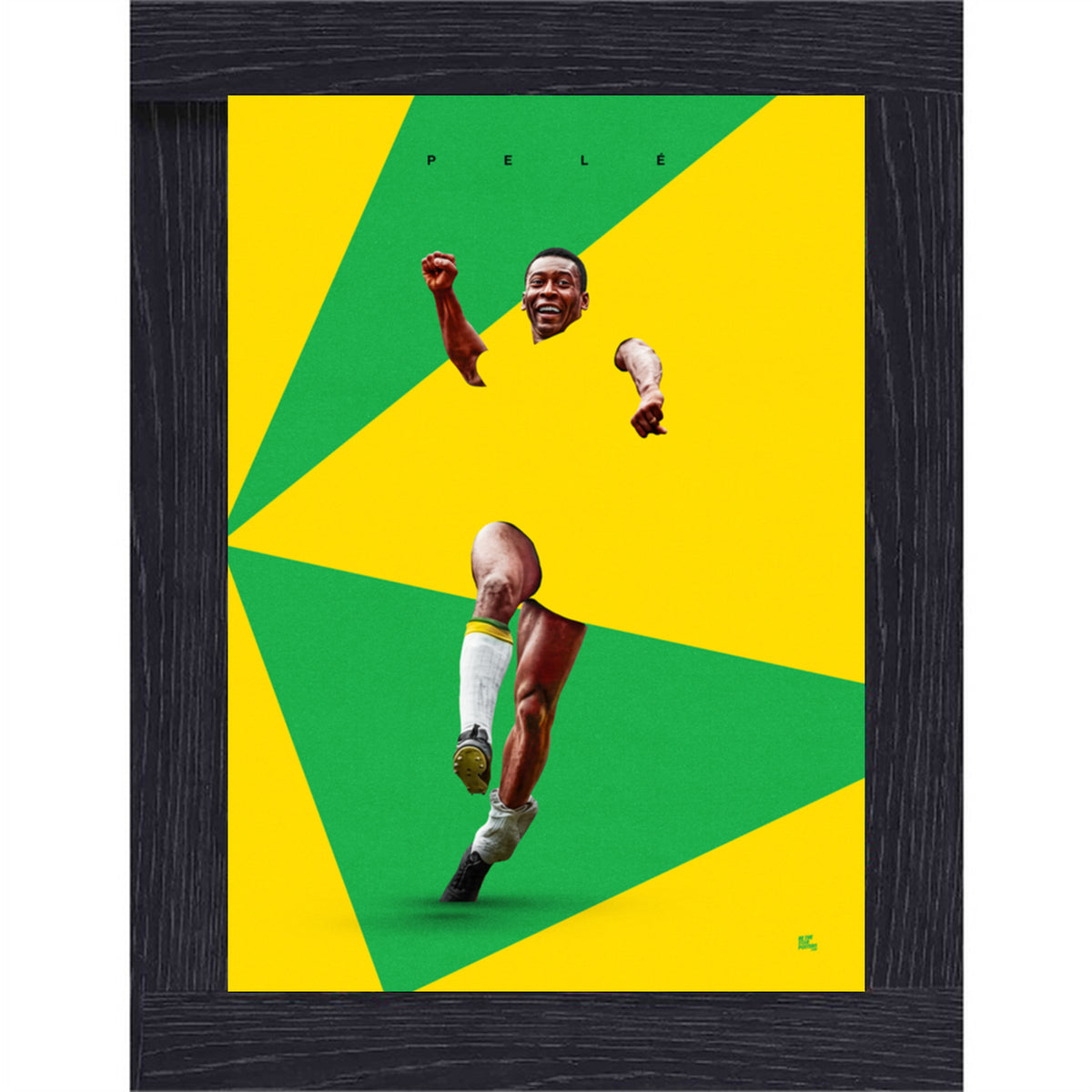 Pelé World Football Icons Poster