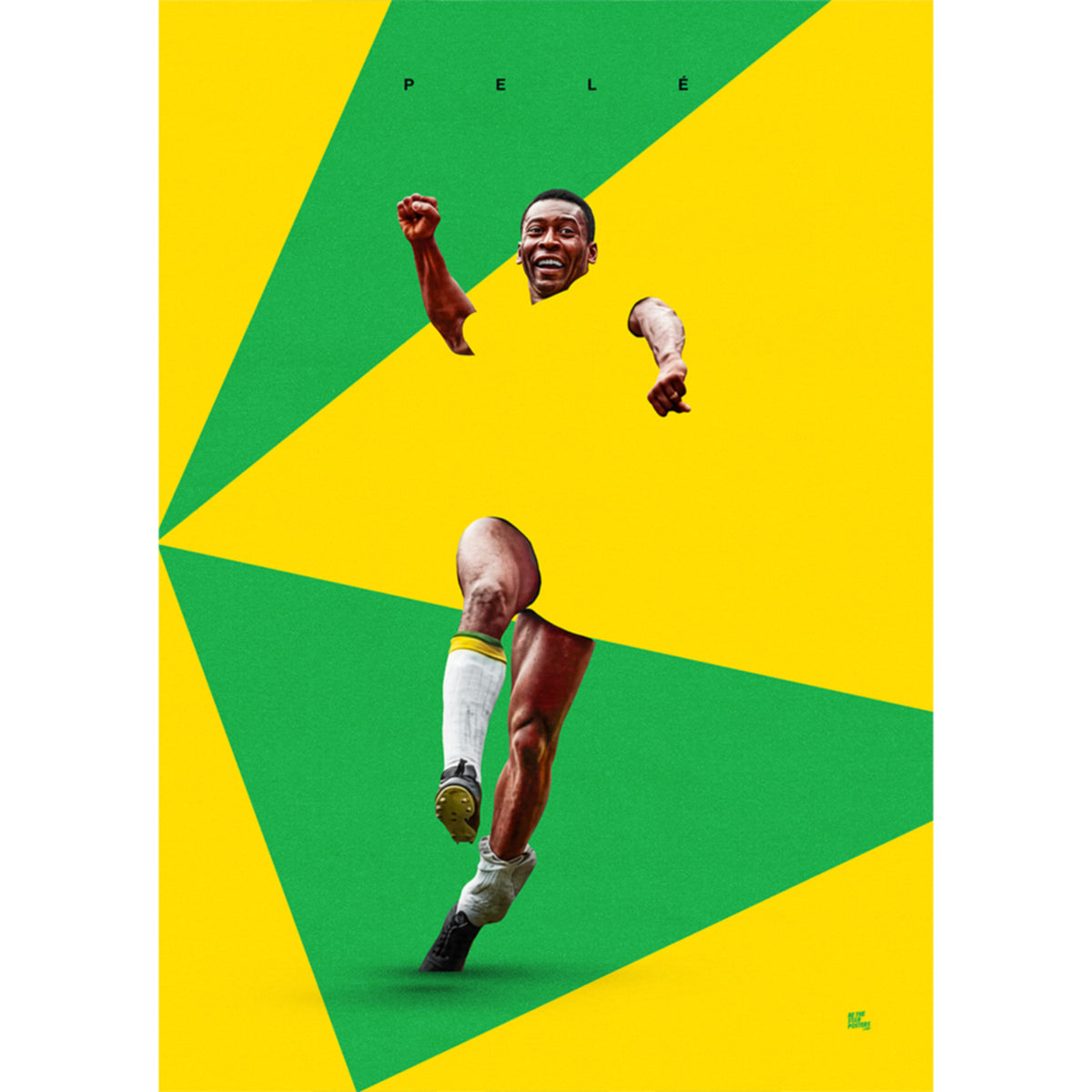 Pelé World Football Icons Poster