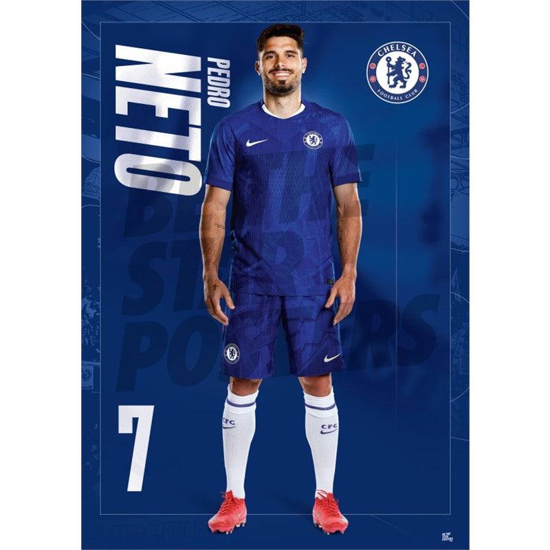 Chelsea FC Neto 25/26 Headshot Poster