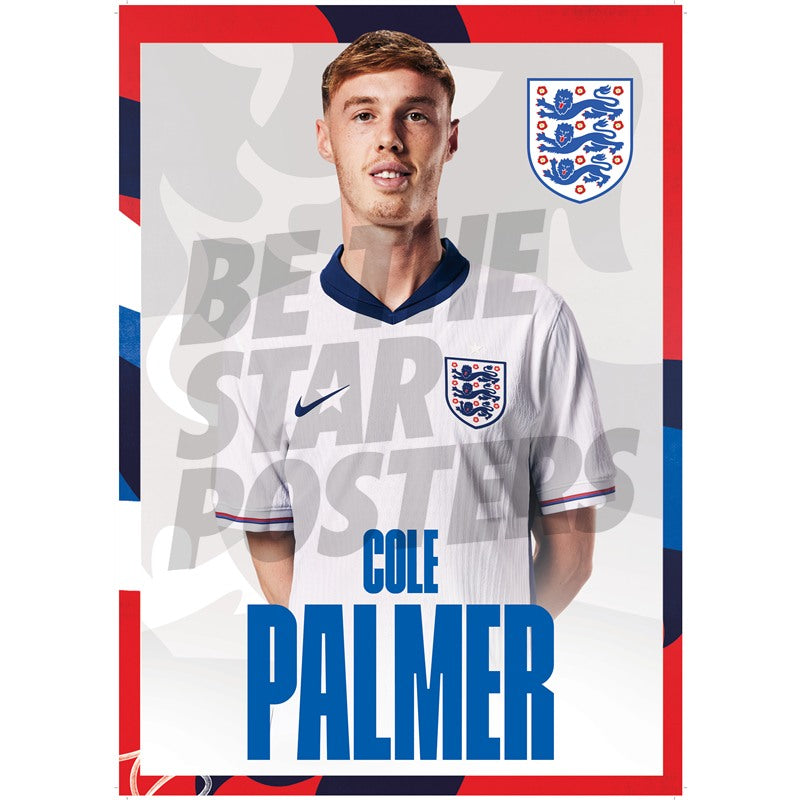 England Palmer 24/25 Home Headshot Poster