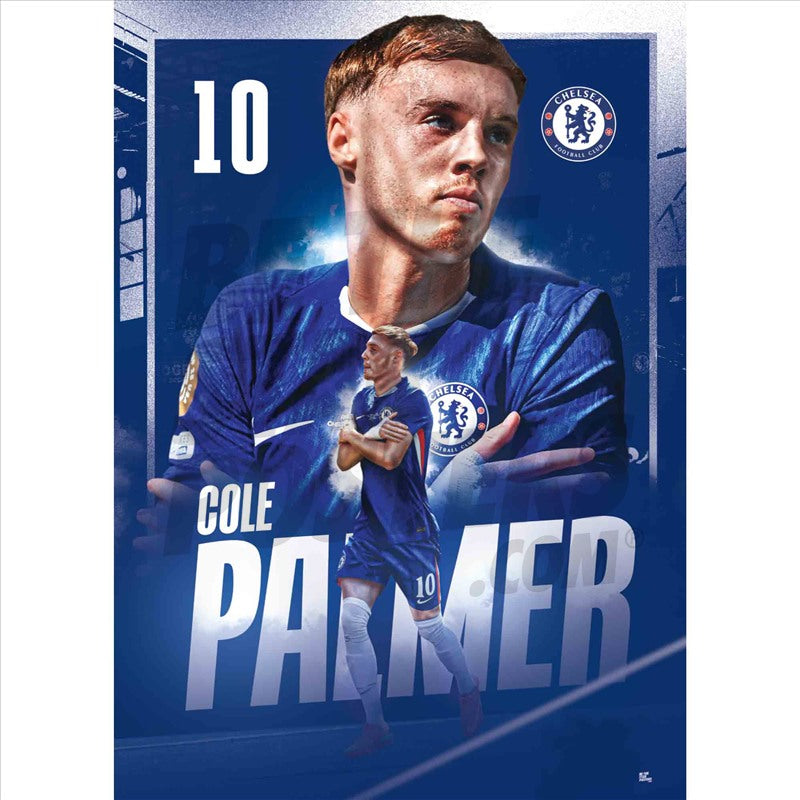 Chelsea FC Cole Palmer 25/26 Action Poster
