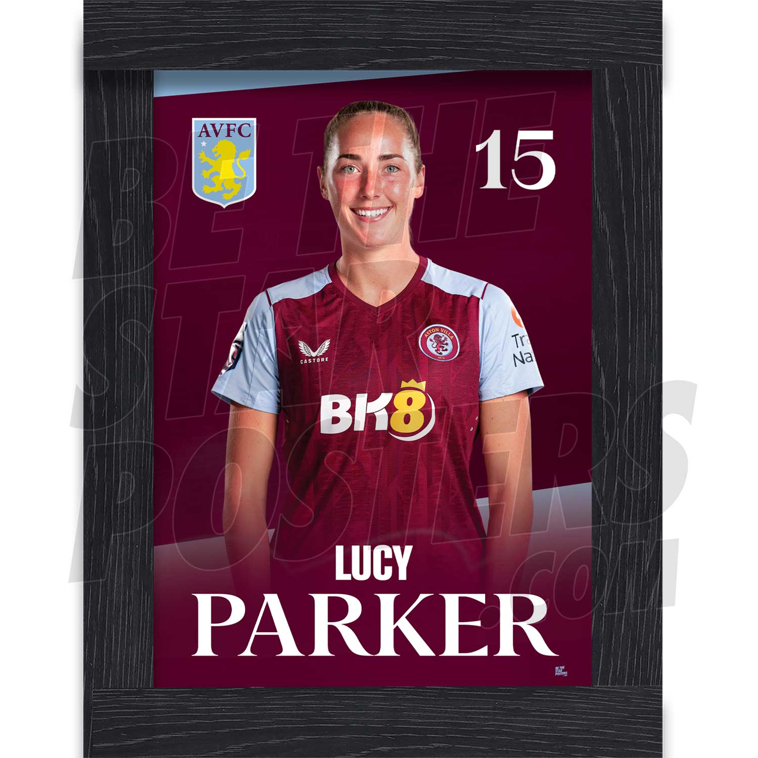 Aston Villa FC Lucy Parker 23/24 Headshot Poster