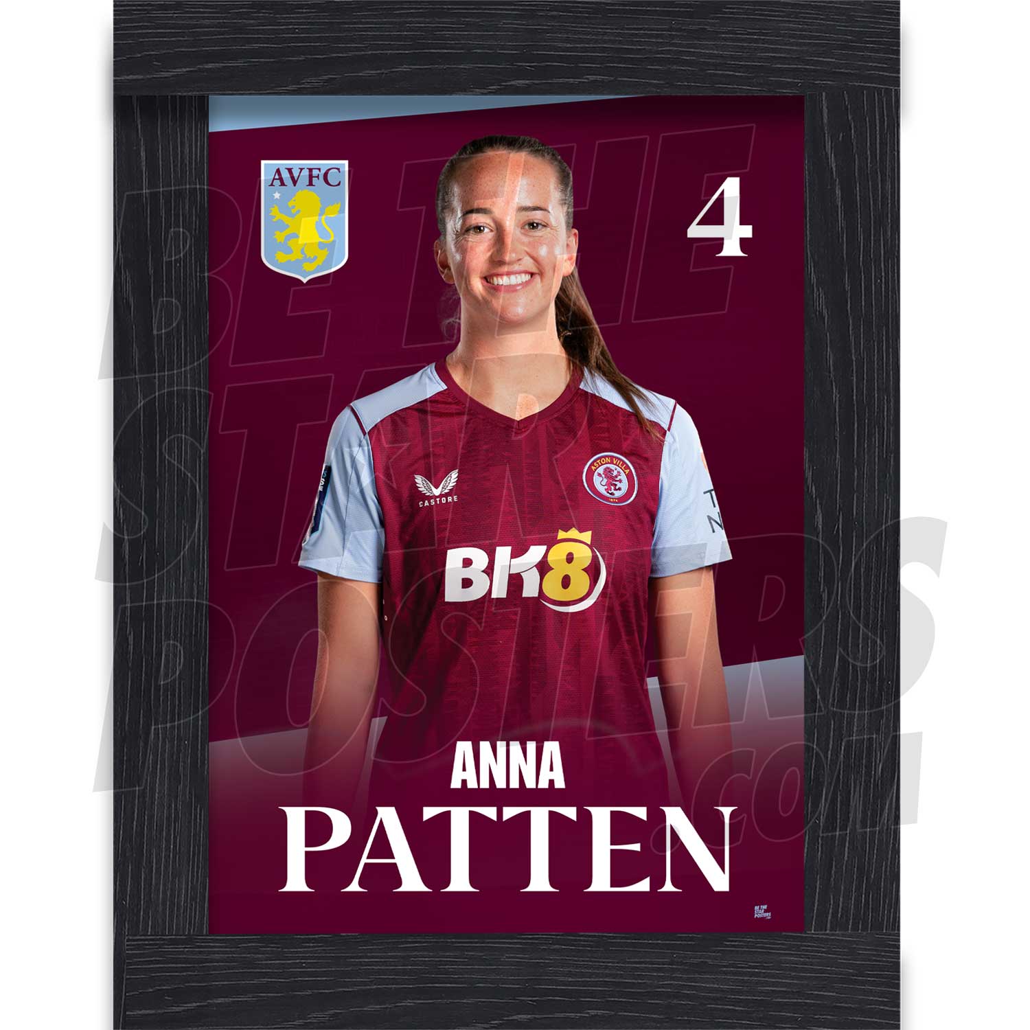 Aston Villa FC Anna Patten 23/24 Headshot Poster