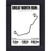 Personalised Running Route Poster - Minimal