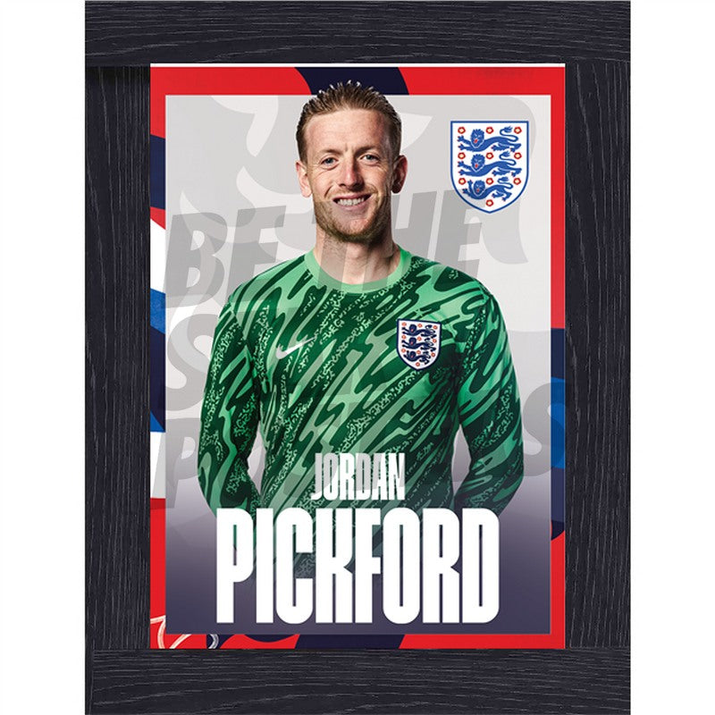 England Pickford 24/25 Away Headshot Poster