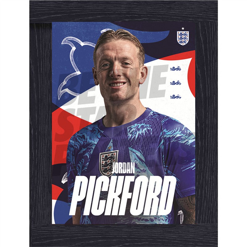 Jordan Pickford England 26/27 Home Headshot Poster