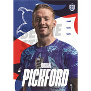 Jordan Pickford England 26/27 Home Headshot Poster