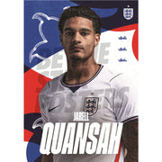 Jarell Quansah England 26/27 Home Headshot Poster