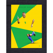 Ronaldo Nazário World Football Icons Poster
