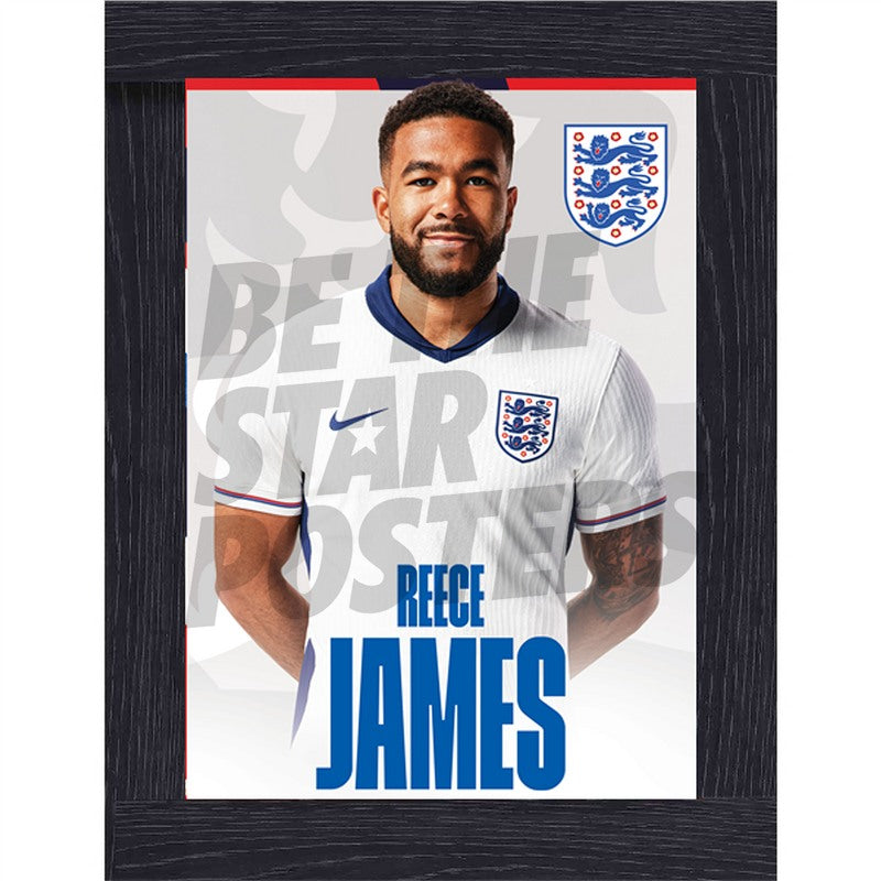 England James 24/25 Home Headshot Poster