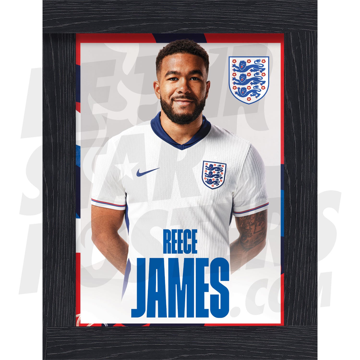 England James 24/25 Home Headshot Poster
