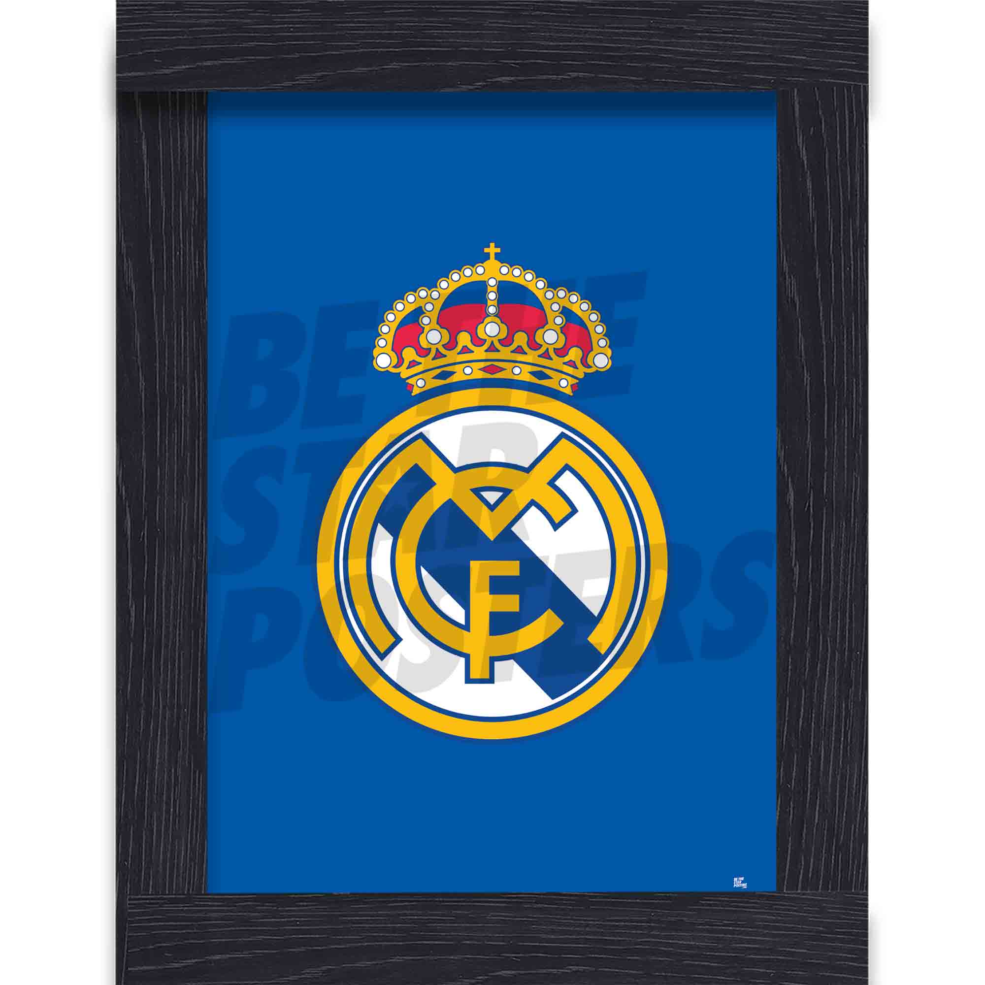 Real Madrid CF Blue Crest Poster