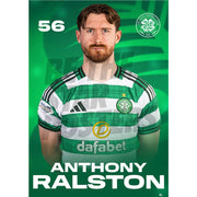 Celtic FC Anthony Ralston 25/26 Headshot Poster