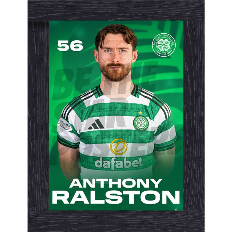 Celtic FC Anthony Ralston 25/26 Headshot Poster