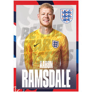 England Ramsdale 24/25 Away Headshot Poster