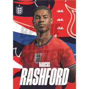 Marcus Rashford England 26/27 Away Headshot Poster