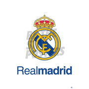 Real Madrid CF Text Crest Poster