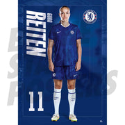 Chelsea Women FC Guro Reiten 25/26 Headshot Poster