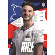 Declan Rice England 26/27 Home Headshot Poster