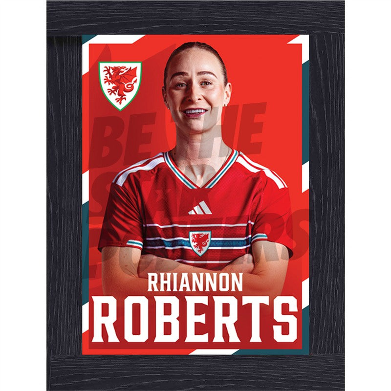 Wales Women Rhiannon Roberts 2026 Headshot Poster