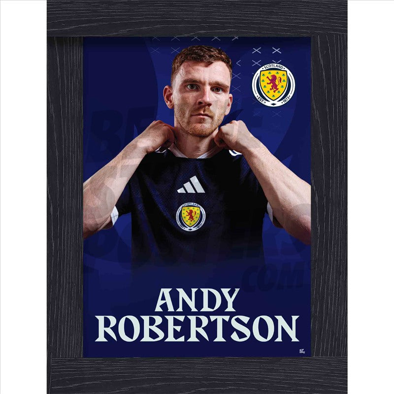 Scotland Andy Robertson 25/26 Headshot Poster
